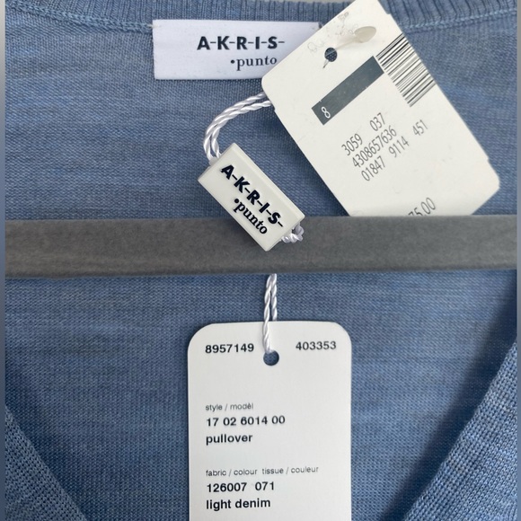 NWT Akris Long Sleeve Sweater/Pullover Size 8 - Picture 5 of 14